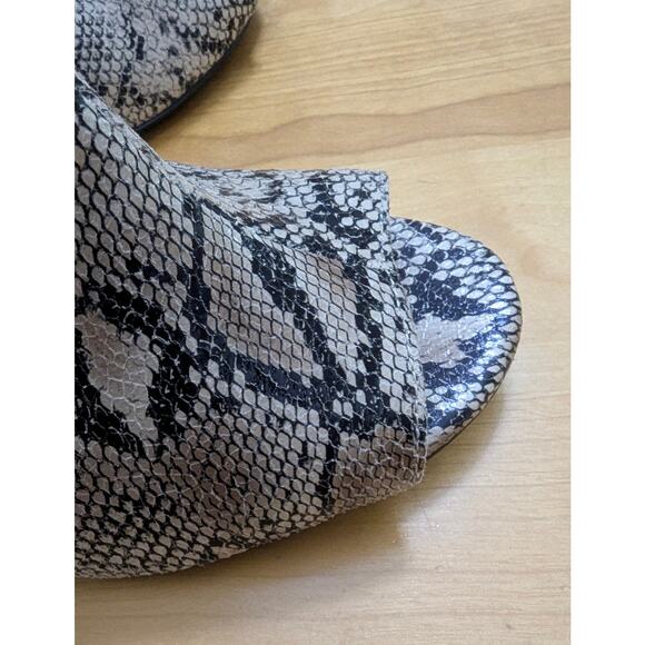 New Torrid Peep Toe Snakeskin High Heel Boots Size 8.5W 8.5 Wide - Picture 6 of 6